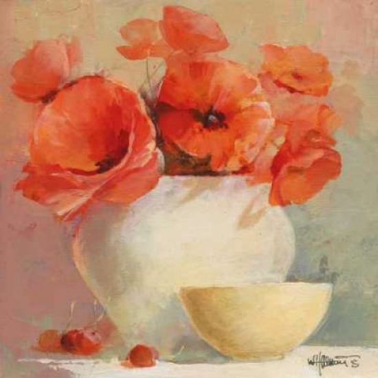 Picture of ArtLine PDXGA0102469LARGE Lovely Poppies II Poster Print by Willem Haenraets&#44; 24 x 24 - Large