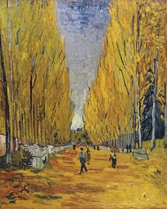 The Elysian Fields Poster Print by Vincent Van Gogh - 8 x 10 - Small