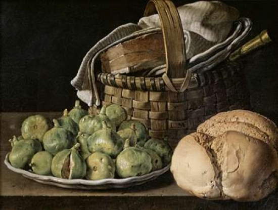 Still Life with Figs Poster Print by Luis Egidio Melendez, 11 x 14 - Small