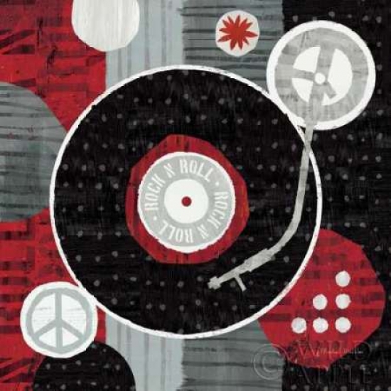 Rock N Roll Album Poster Print by Michael Mullan - 24 x 24 - Large