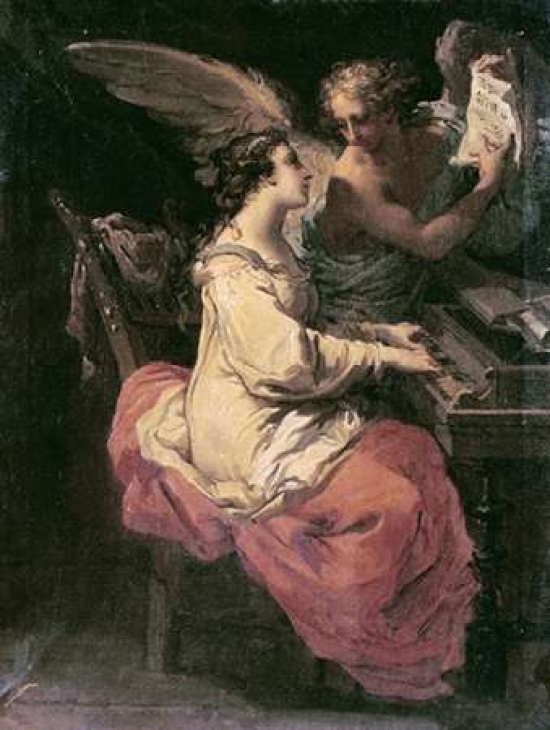 Saint Cecilia Poster Print by Gaetano Gandolfi, 9 x 12 - Small