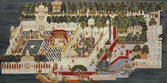 The Lake Palace Poster Print by Udaipur, 10 x 20 - Small