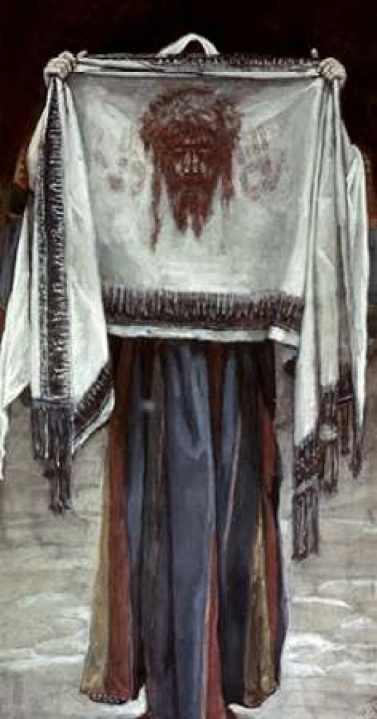 Holy Face Poster Print by James Jacques Tissot - 12 x 18 - Small