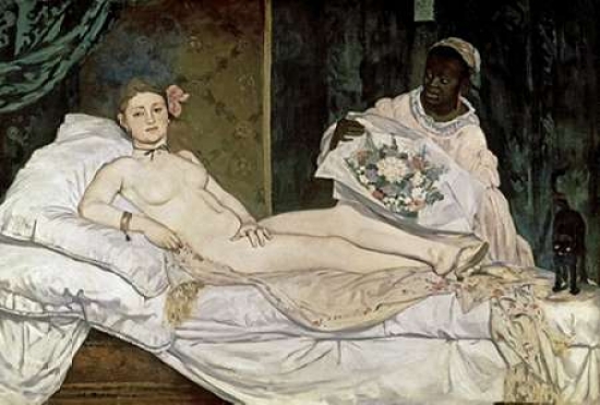 Olympia Poster Print by Edouard Manet, 10 x 14 - Small