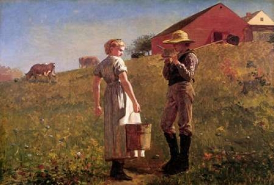 Gloucester Farm Poster Print by Winslow Homer, 10 x 14 - Small