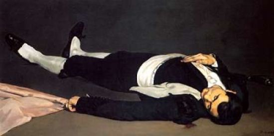 Bentley Global Arts PDX373521SMALL The Dead Toreador Poster Print by Edouard Manet, 10 x 20 - Small