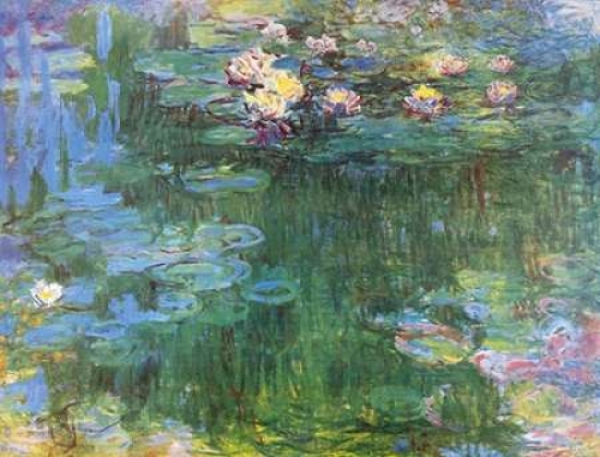 Waterlilies 1916 - 3 Poster Print by Claude Monet - 9 x 12 - Small