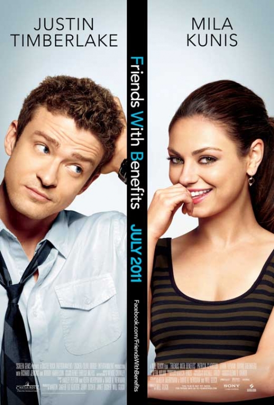 MOVCB91104 Friends with Benefits Movie Poster Print 27 x 40