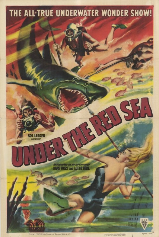 MOVCF1895 Under The Red Sea Movie Poster Print, 27 x 40