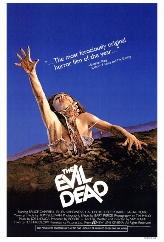 The Evil Dead Movie Poster Print, 27 x 40