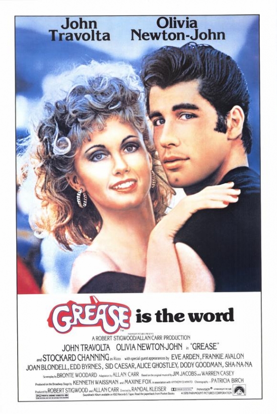 Grease Movie Poster Print, 27 x 40