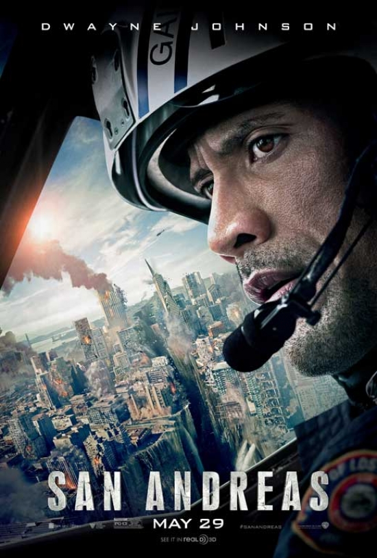 MOVEB34445 San Andreas Movie Poster Print, 27 x 40