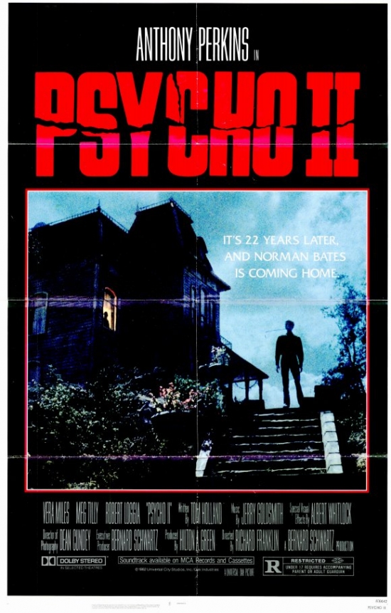 MOVED3883 Psycho 2 Movie Poster, 11 x 17