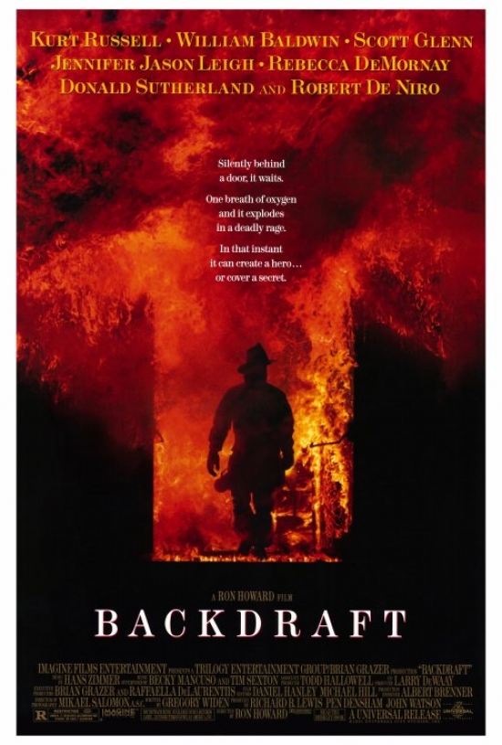 Backdraft Movie Poster Print, 27 x 40