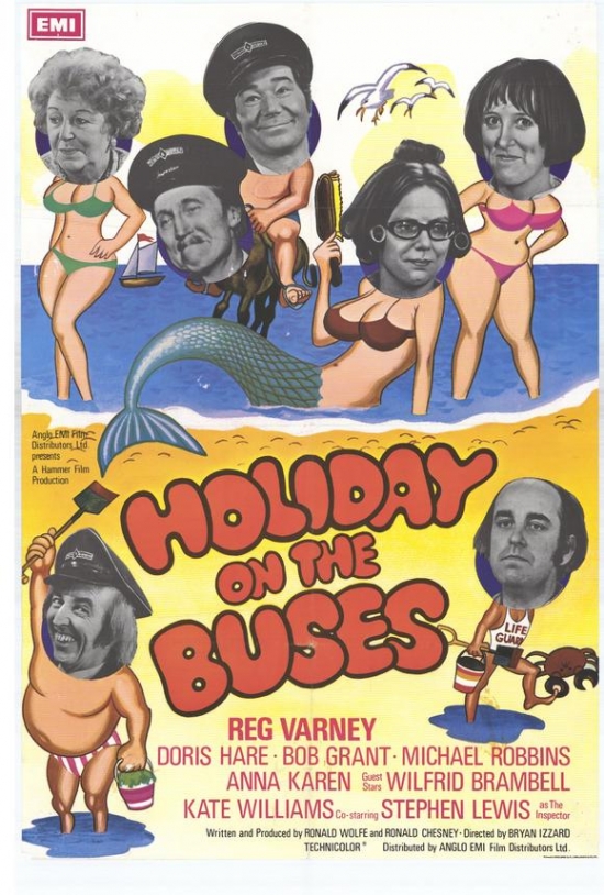 MOVGE4974 Holiday on the Buses Movie Poster, 11 x 17