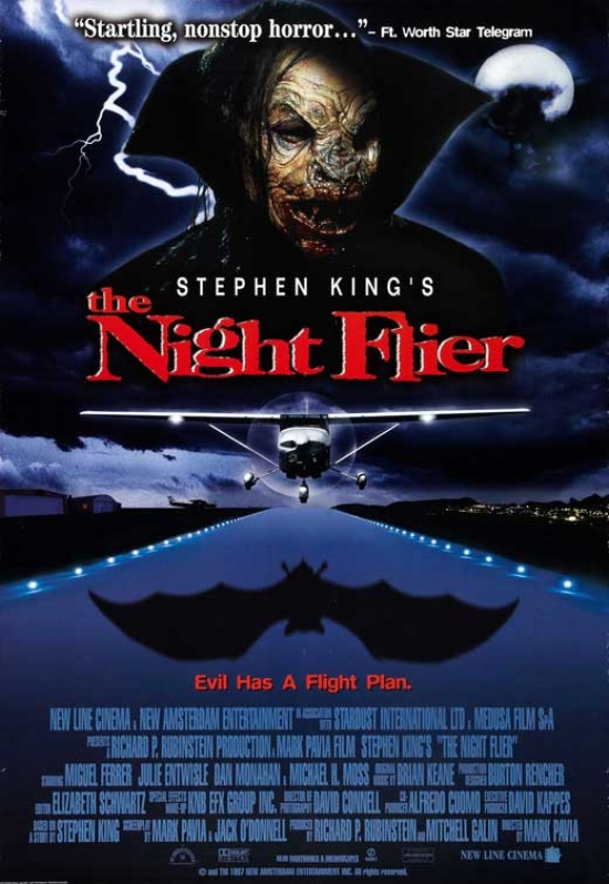 Stephen Kings The Night Flier Movie Poster Print, 27 x 40