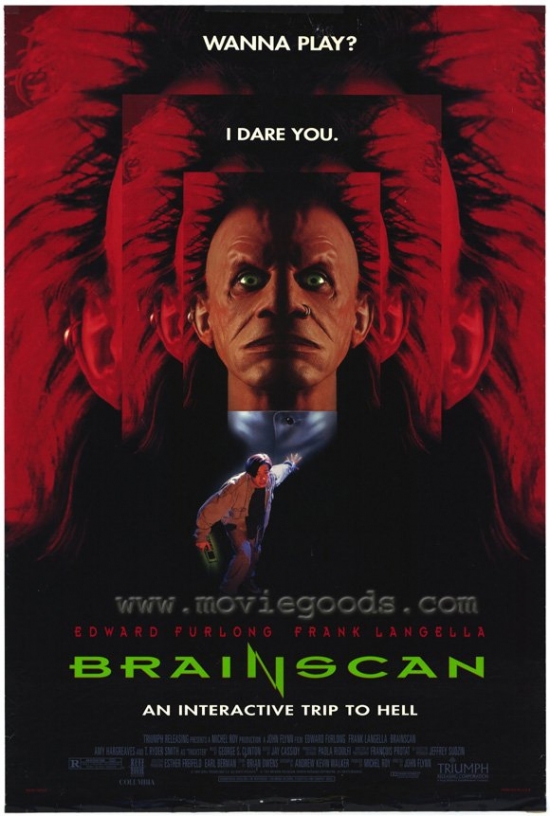Brainscan Movie Poster, 11 x 17