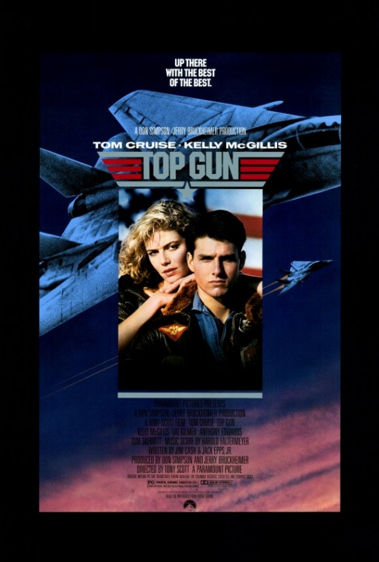 Top Gun Movie Poster Print, 27 x 40