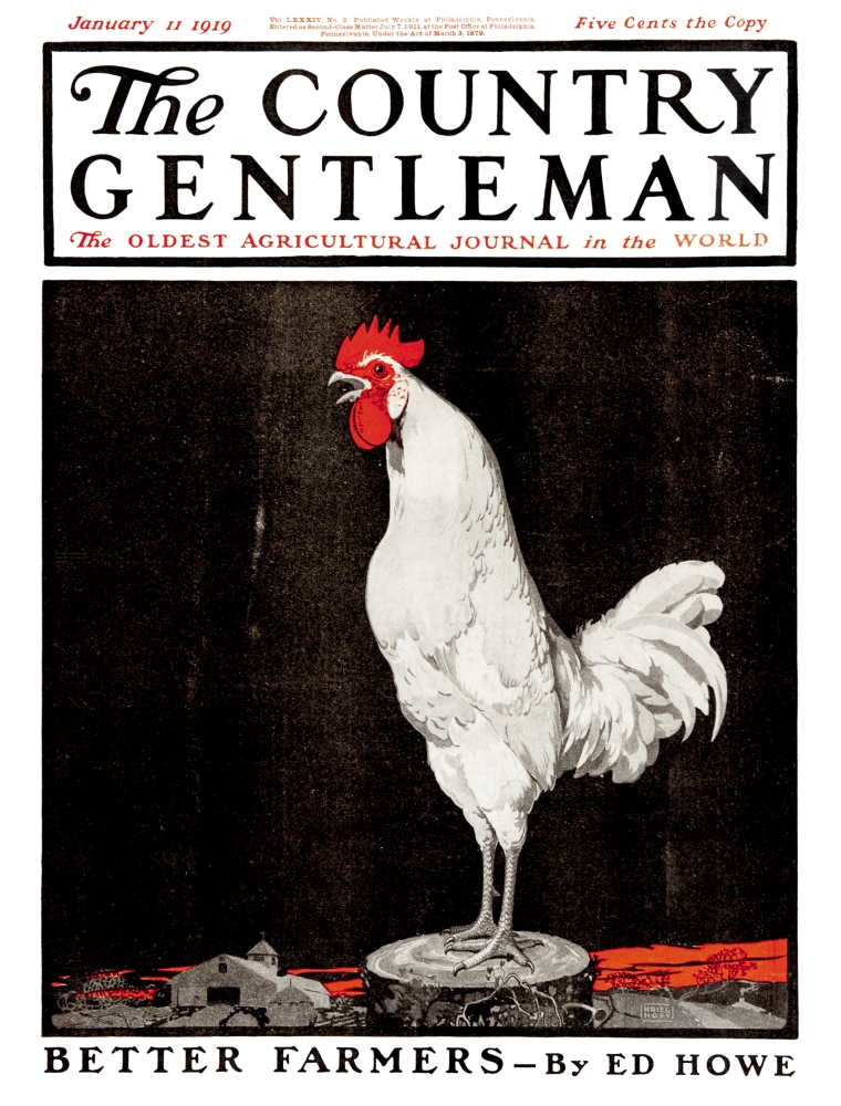 Cover of Country Gentleman Agricultural Magazine From The Early 20th Century Poster Print - 13 x 17 in.