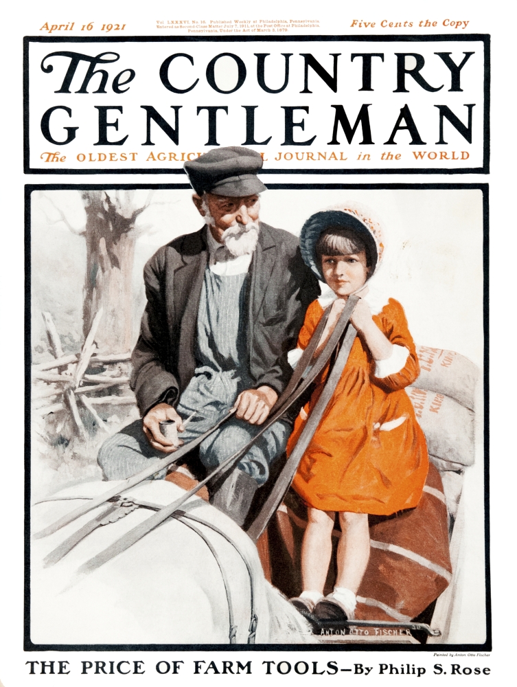 DPI12272313 Cover of Country Gentleman Agricultural Magazine From The Early 20th Century Poster Print - 13 x 17 in.