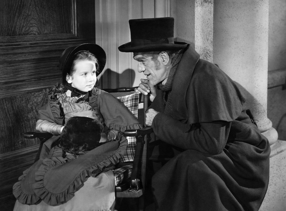 Everett Collection EVCMBDBOSNEC011H The Body Snatcher Sharyn Moffett Boris Karloff 1945 Photo Print, 14 x 11