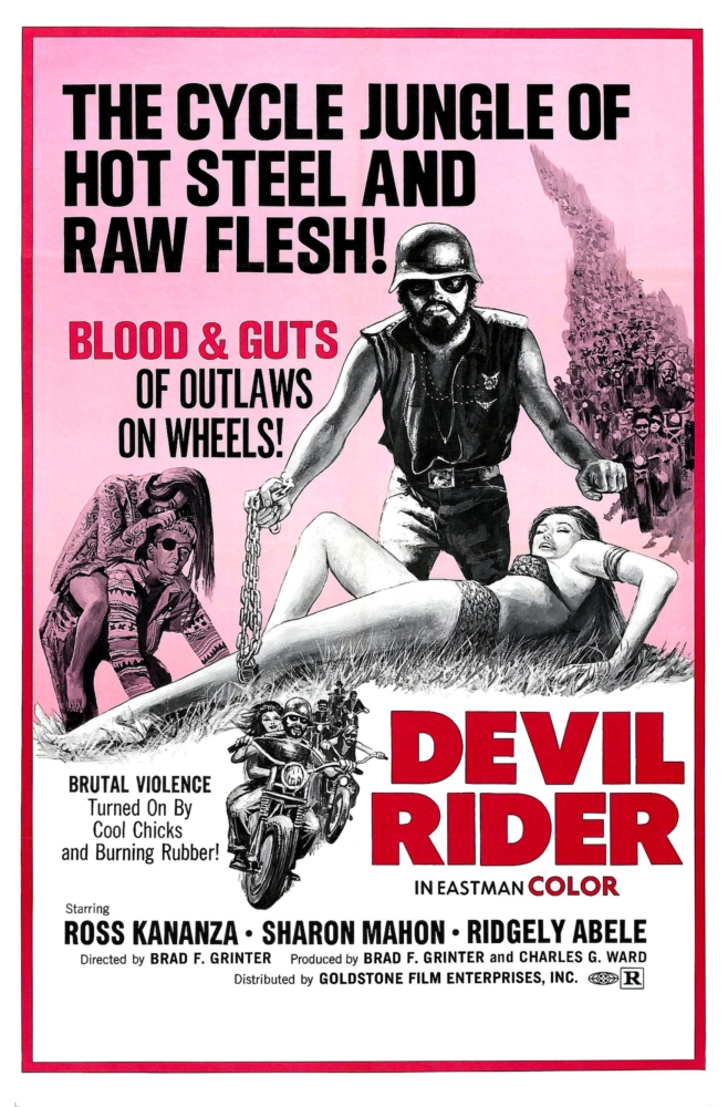 Everett Collection EVCMCDDERIEC014HLARGE Devil Rider Aka Masters Revenge 1970 Movie Poster Masterprint, 24 x 36 - Large -  Posterazzi