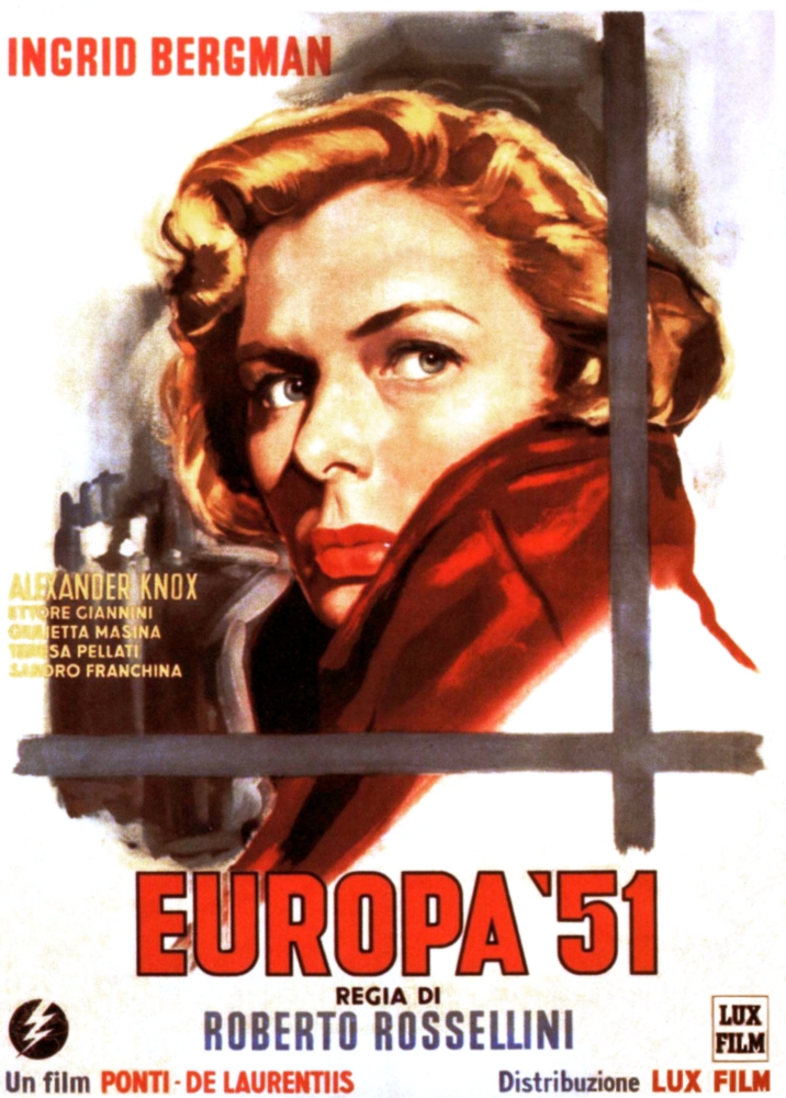 Everett Collection EVCMCDEUFIEC001H Europa 51 Aka The Greatest Love Ingrid Bergman 1952 Movie Poster Masterprint, 11 x 17 -  Posterazzi