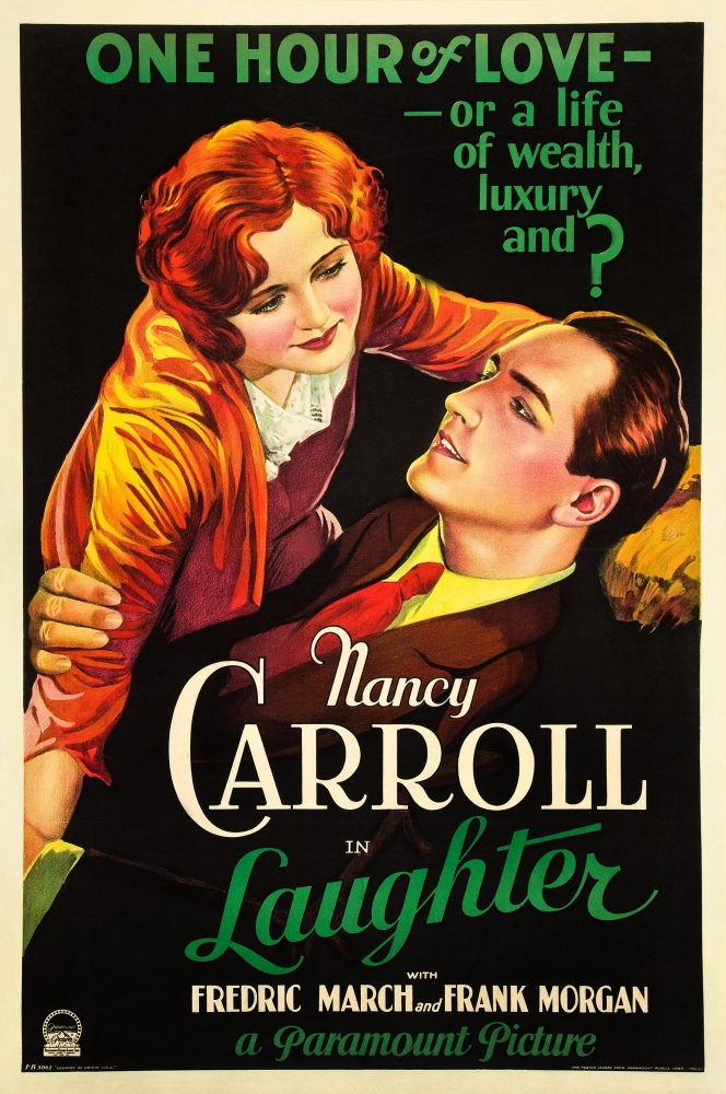 Everett Collection EVCMCDLAUGEC002HLARGE Laughter US Poster Art From Left - Nancy Carroll Fredric March 1930 Movie Poster Masterprint, 24 x 36 - Large -  Posterazzi