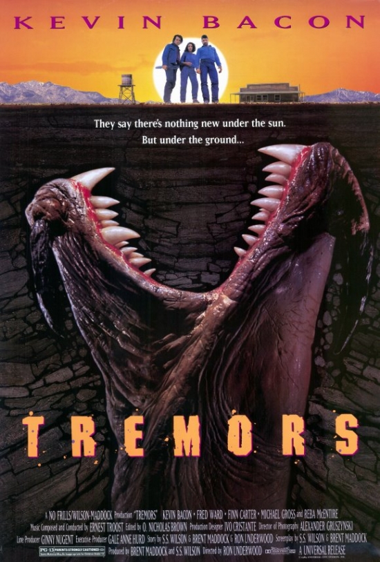 MOVAF1261 Tremors Movie Poster Print, 27 x 40 -  Pop Culture Graphics