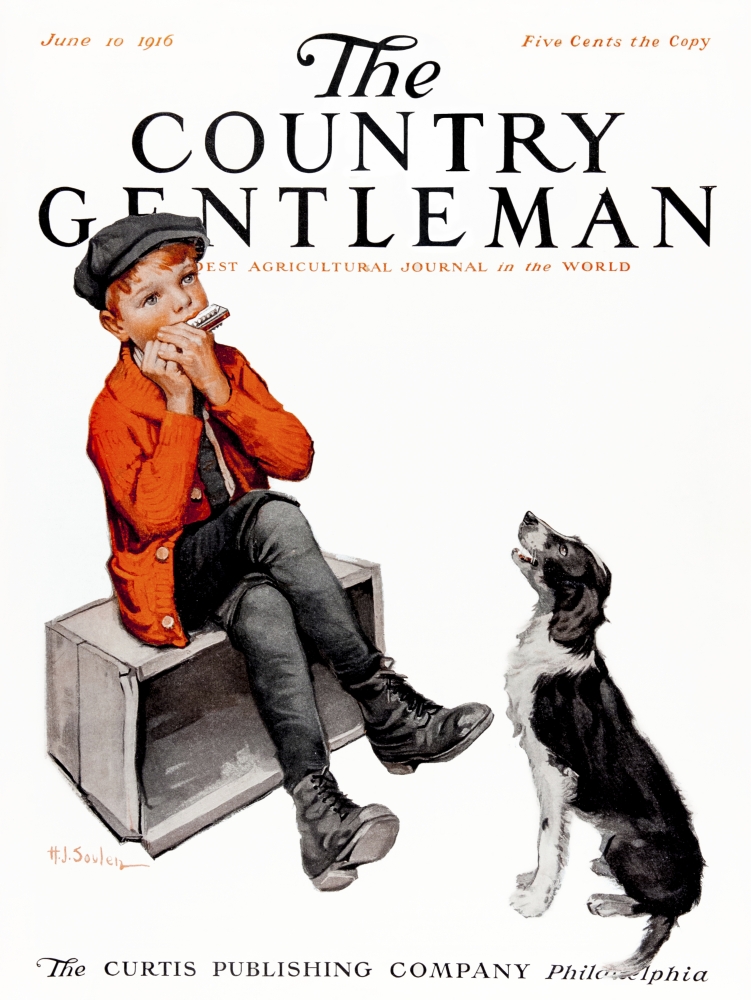 Cover of Country Gentleman Agricultural Magazine From The Early 20th Century Poster Print - 13 x 17 in.