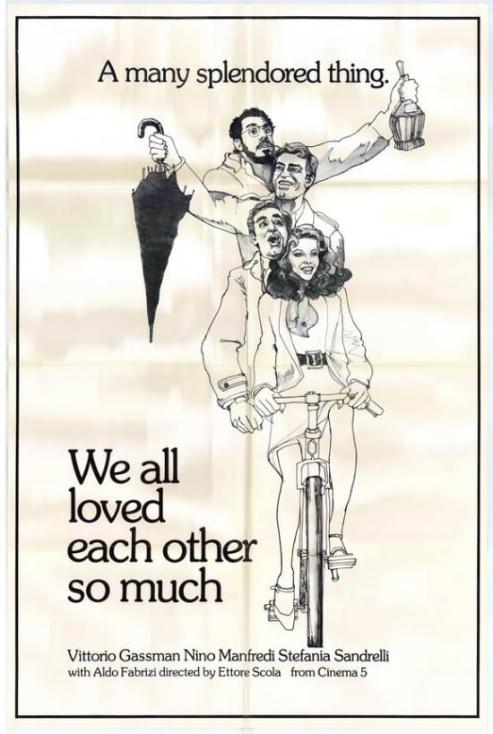 We All Loved Each Other So Much Movie Poster - 11 x 17