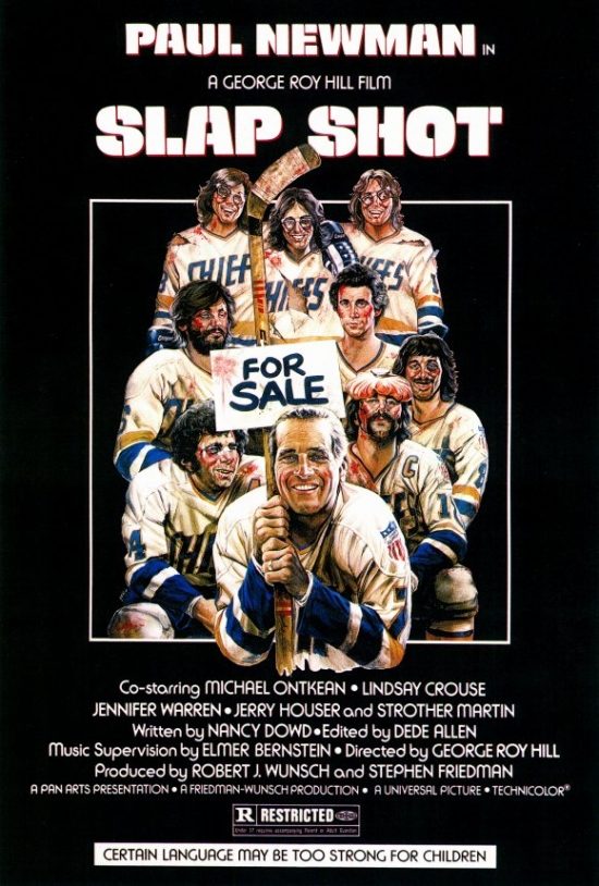 Picture of Pop Culture Graphics MOVAF6182 Slap Shot Movie Poster Print, 27 x 40