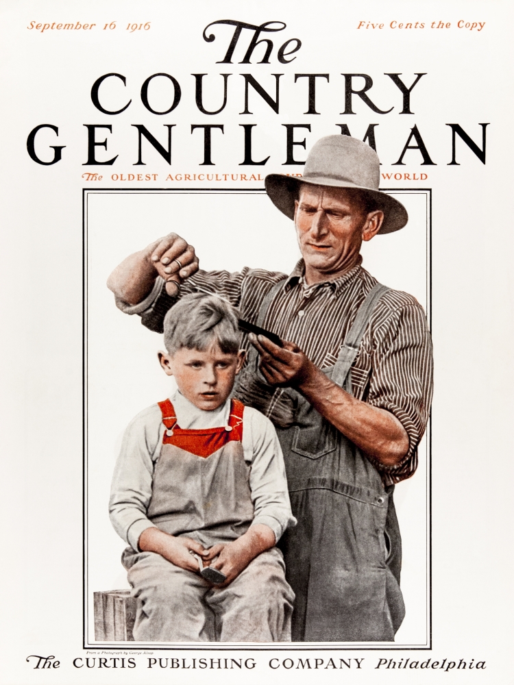 Cover of Country Gentleman Agricultural Magazine From The Early 20th Century Poster Print - 13 x 17 in.