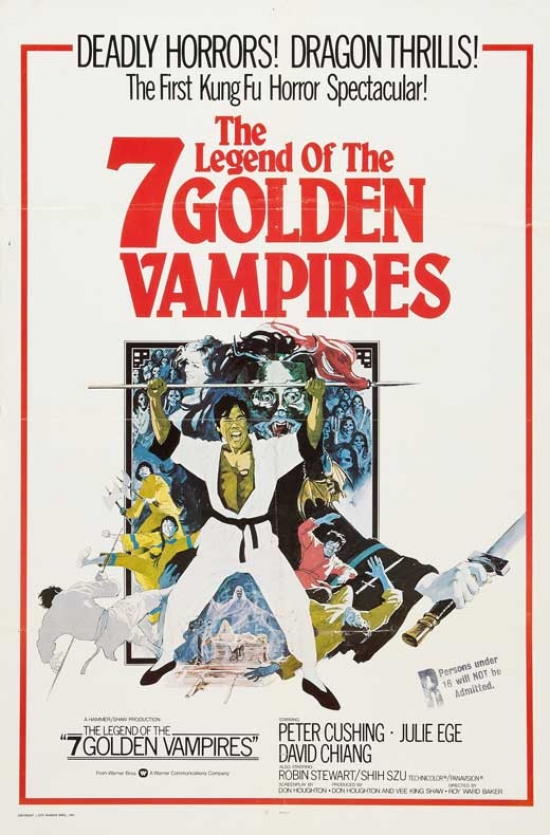 MOVCB44463 The Legend of The 7 Golden Vampires Movie Poster Print, 27 x 40