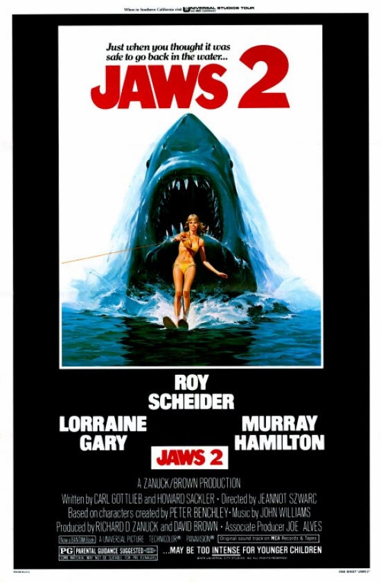 Picture of Pop Culture Graphics MOVCF1265 Jaws 2 Movie Poster Print, 27 x 40