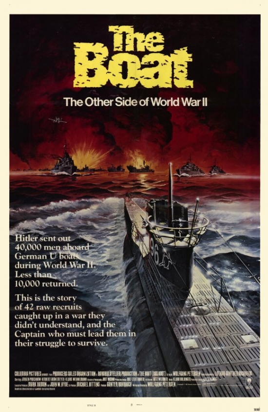 MOVCF1322 Das Boot Movie Poster Print, 27 x 40