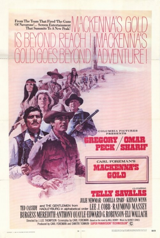Mackennas Gold Movie Poster Print, 27 x 40