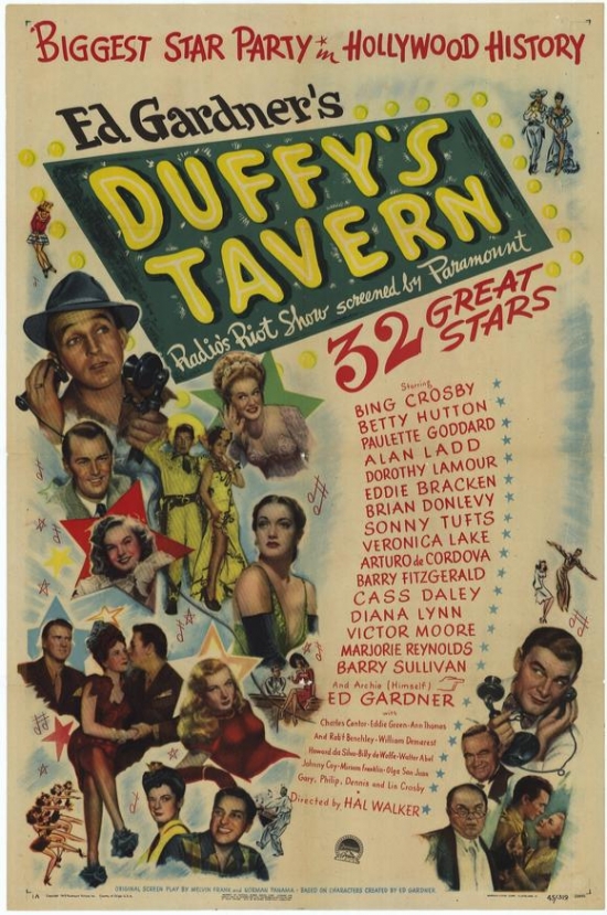 Duffys Tavern Movie Poster, 11 x 17