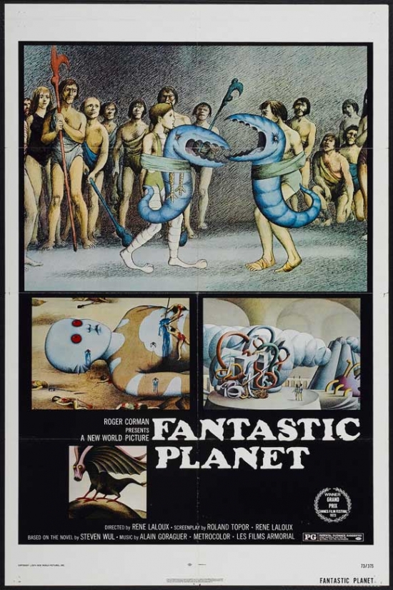 MOVEE5198 Fantastic Planet Movie Poster, 11 x 17