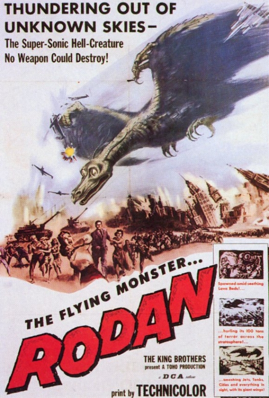 Rodan Movie Poster Print - 27 x 40