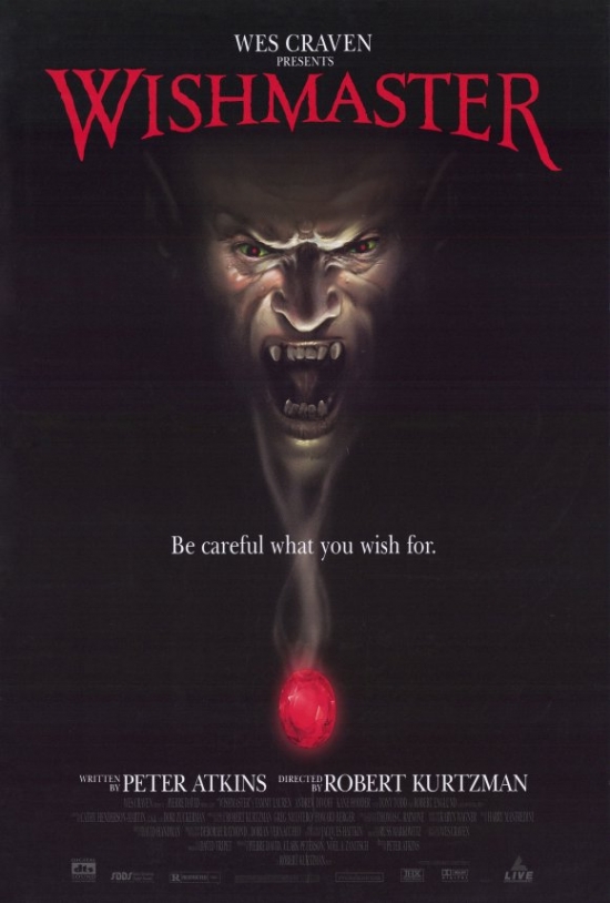 Wishmaster Movie Poster Print, 27 x 40