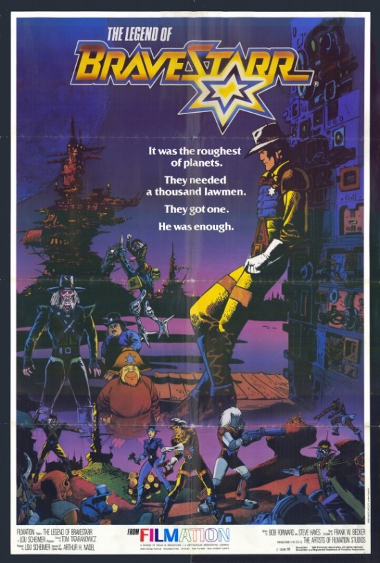 MOVEH6677 The Legend of Bravestarr Movie Poster Print, 27 x 40