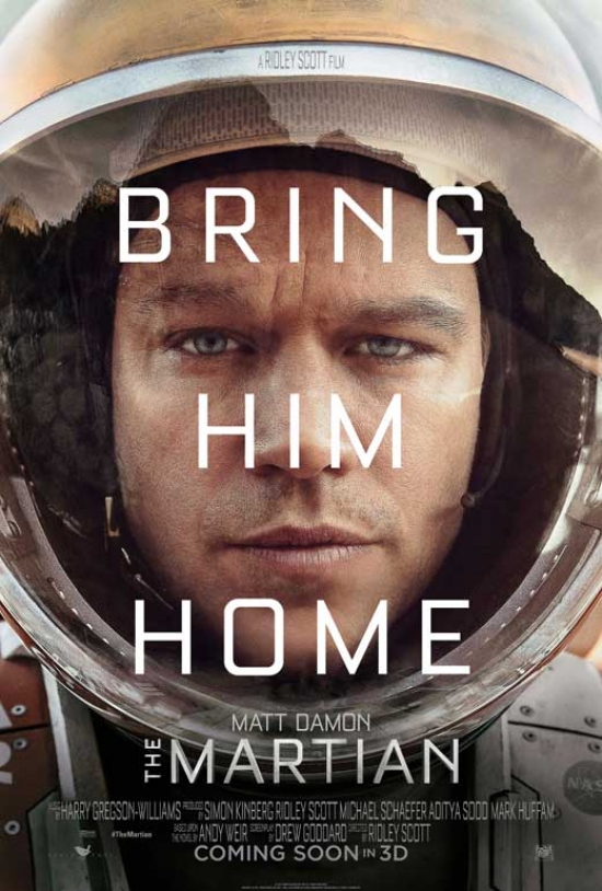 The Martian Movie Poster - 27 x 40