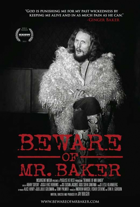 Beware of Mr. Baker Movie Poster, 11 x 17