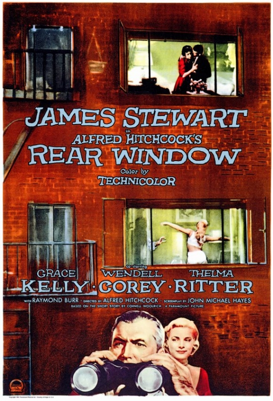 Rear Window Movie Poster, 11 x 17