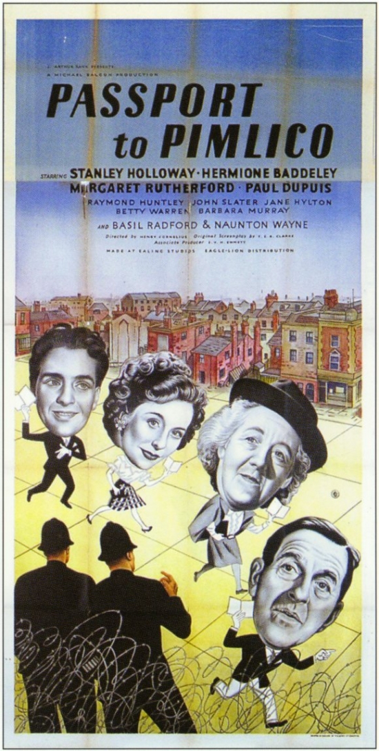 Passport to Pimlico Movie Poster