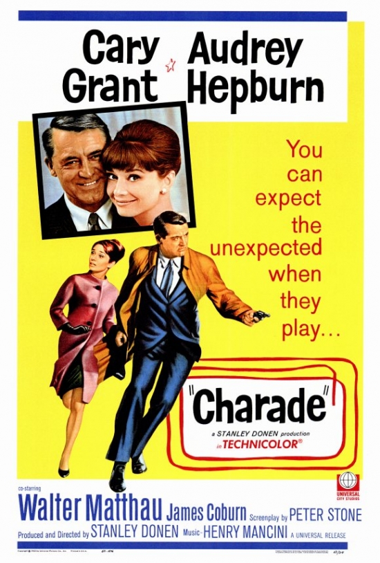 Charade Movie Poster Print, 27 x 40