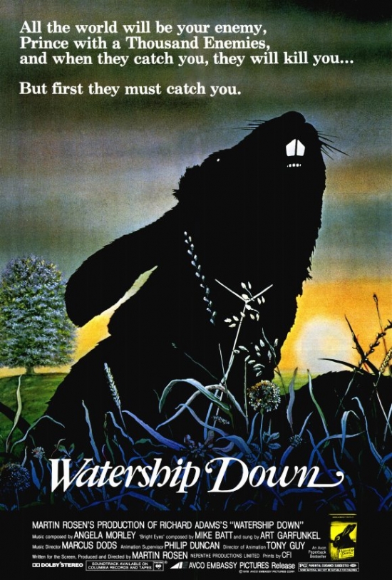 Watership Down Movie Poster Print, 27 x 40