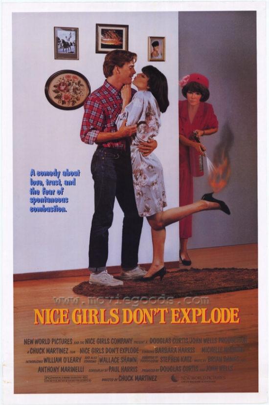 Nice Girls Dont Explode Movie Poster Print - 27 x 40