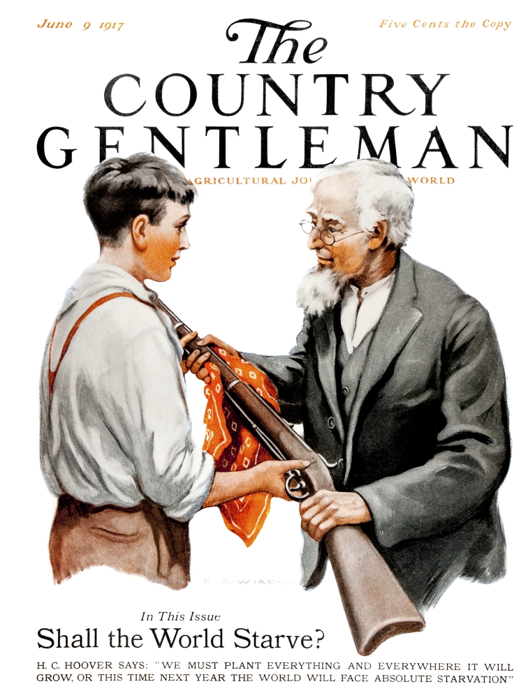 DPI12272385 Cover of Country Gentleman Agricultural Magazine From The Early 20th Century Poster Print - 13 x 17 in.